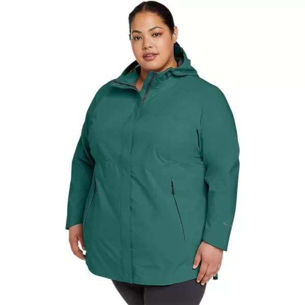 imageEddie Bauer Womens Cloud Cap Stretch 20 ParkaDk Evergreen