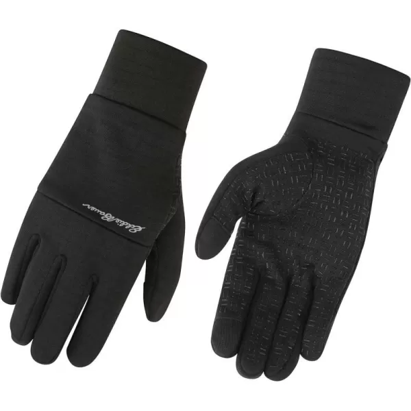 imageEddie Bauer Womens Cold Weather Performance GlovesGrid Fleece Black