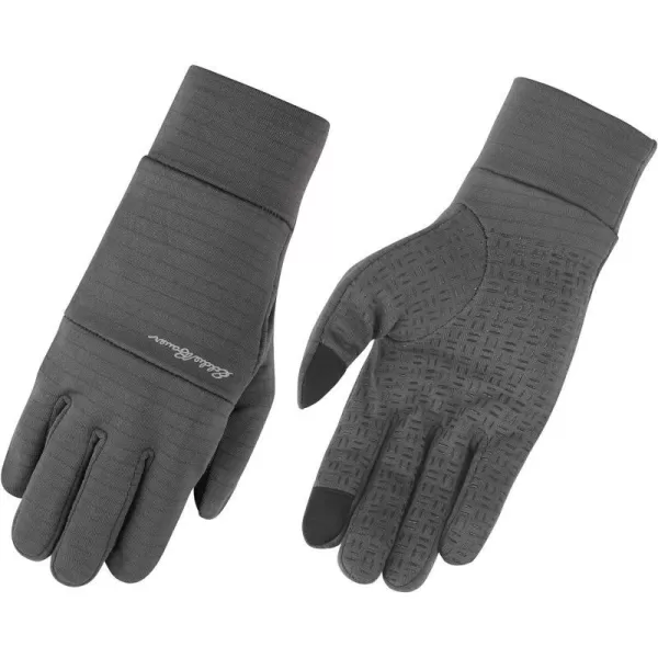 imageEddie Bauer Womens Cold Weather Performance GlovesGrid Fleece Dark Grey