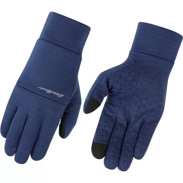 imageEddie Bauer Womens Cold Weather Performance GlovesGrid Fleece Navy