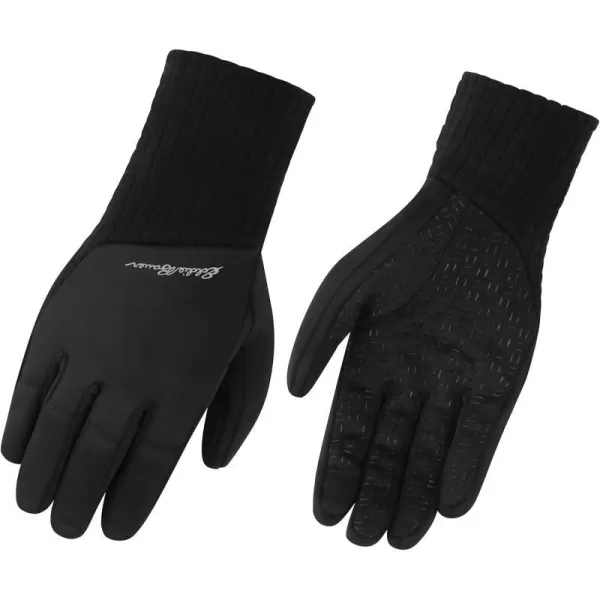 imageEddie Bauer Womens Cold Weather Performance GlovesRibbed Fleece Black