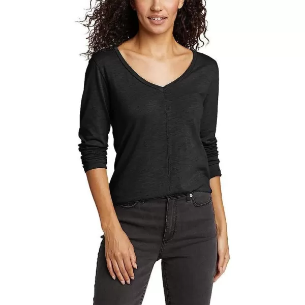 imageEddie Bauer Womens Concourse LongSleeve ShirtBlack