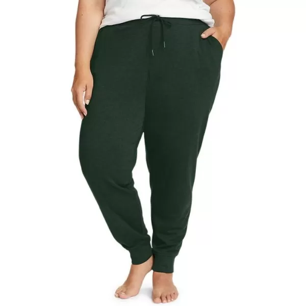 imageEddie Bauer Womens Cozy Camp Fleece Jogger PantsDark Olive