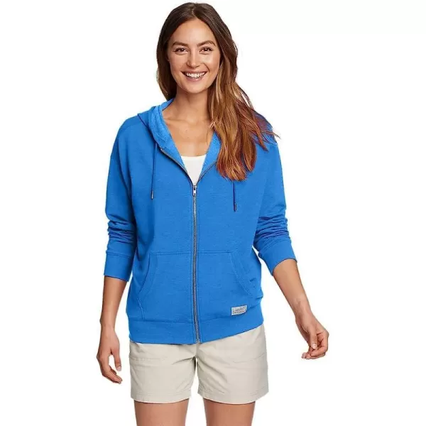 imageEddie Bauer Womens Cozy Camp FullZip HoodiePetite Brilliant Blue