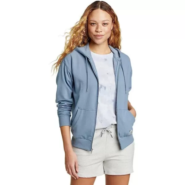 imageEddie Bauer Womens Cozy Camp FullZip HoodiePetite Chambray Blue