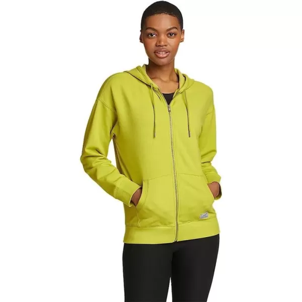 imageEddie Bauer Womens Cozy Camp FullZip HoodiePetite Chartreuse