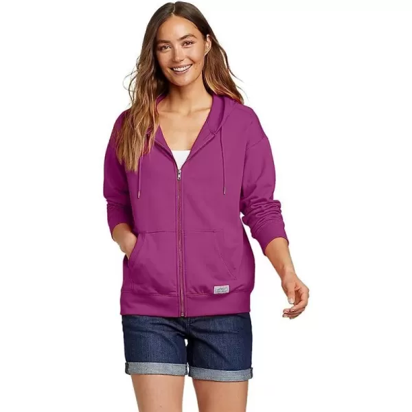 imageEddie Bauer Womens Cozy Camp FullZip HoodiePetite Deep Magenta