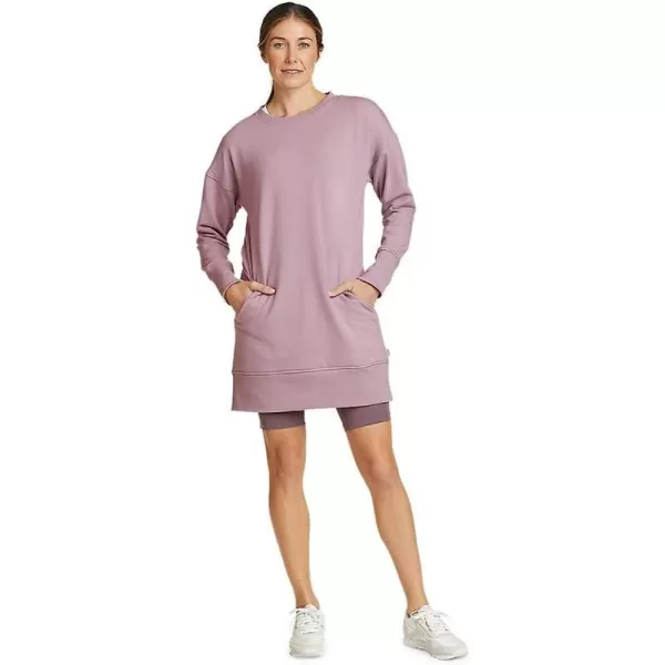 imageEddie Bauer Womens Cozy Camp Sweatshirt DressRegular Dusty Iris