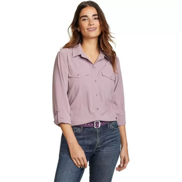 imageEddie Bauer Womens Departure 20 LongSleeve ShirtDusty Iris