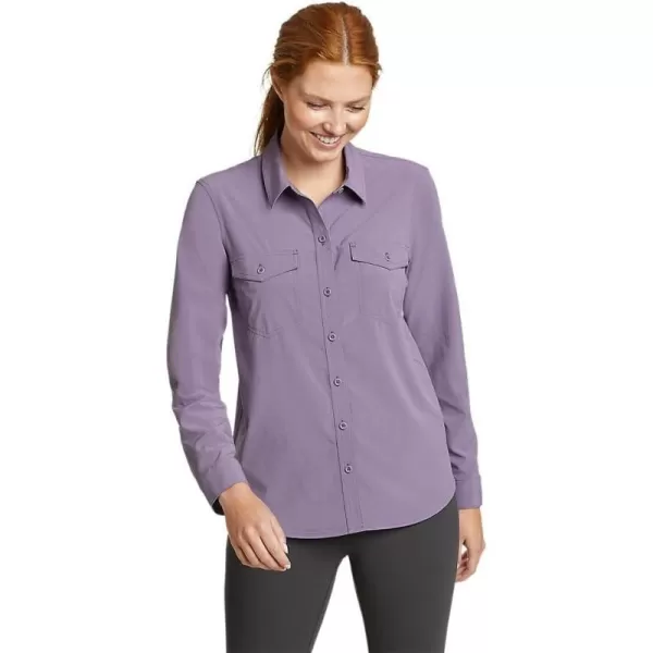 imageEddie Bauer Womens Departure 20 LongSleeve ShirtDusty Lilac
