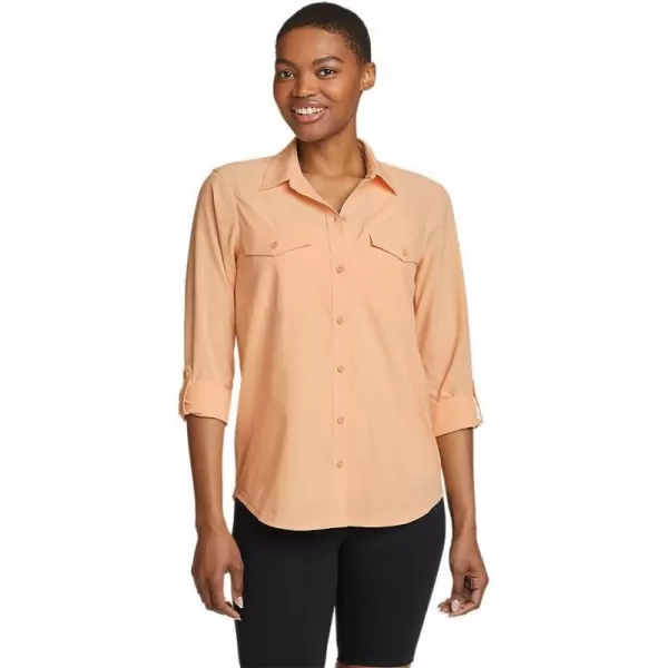 imageEddie Bauer Womens Departure 20 LongSleeve ShirtMelon