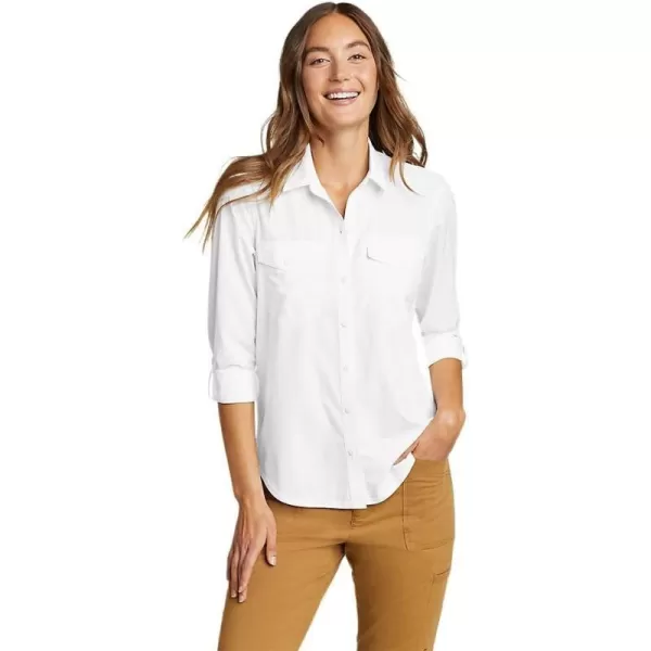 imageEddie Bauer Womens Departure 20 LongSleeve ShirtSnow