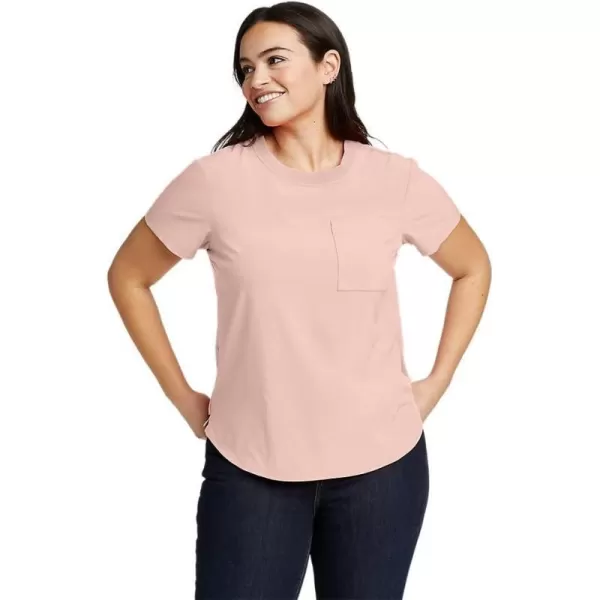 imageEddie Bauer Womens Departure ShortSleeve Pocket TShirtPale Pink