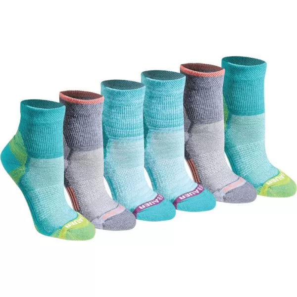 imageEddie Bauer Womens Dura Dri Moisture Control 6Pair Quarter SocksFashion Charcoal Fr 6 Pairs