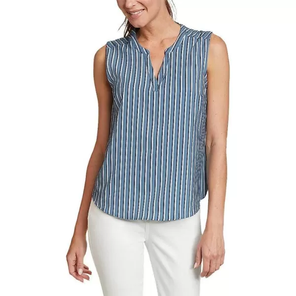 imageEddie Bauer Womens Escapelite Sleeveless Top  PrintPowder Blue