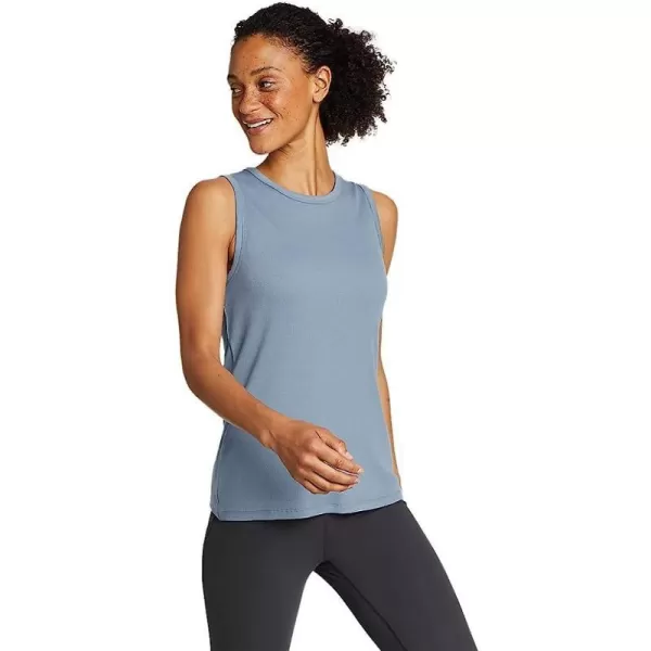 imageEddie Bauer Womens Essentials Ribbed Layering TankPetite Chambray Blue