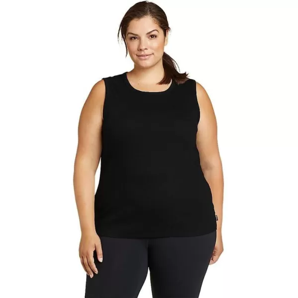 imageEddie Bauer Womens Essentials Ribbed Layering TankPlus Black
