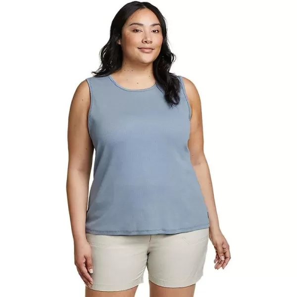 imageEddie Bauer Womens Essentials Ribbed Layering TankPlus Chambray Blue