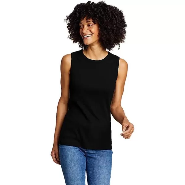 imageEddie Bauer Womens Essentials Ribbed Layering TankRegular Black