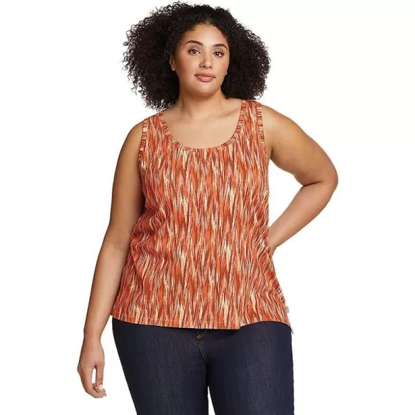 imageEddie Bauer Womens Everday Essentials Tank Top  PrintPlus Dusty Coral