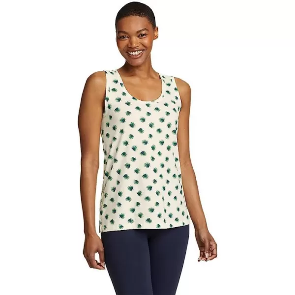 imageEddie Bauer Womens Everday Essentials Tank Top  PrintRegular Ivory