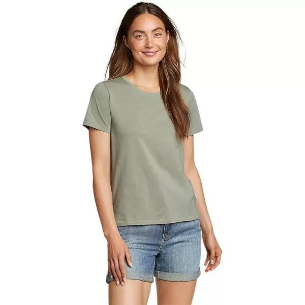 imageEddie Bauer Womens Everyday Essentials Short Sleeve TShirt  SolidTall Sage