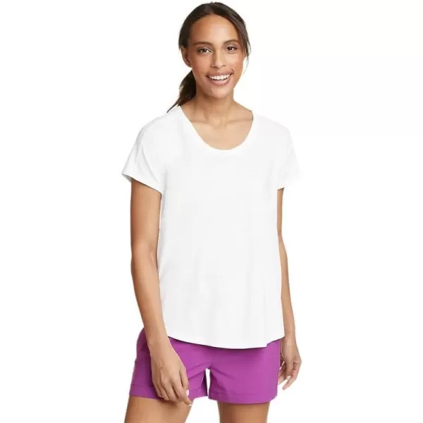 imageEddie Bauer Womens Everyday Essentials ShortSleeve TShirtWhite