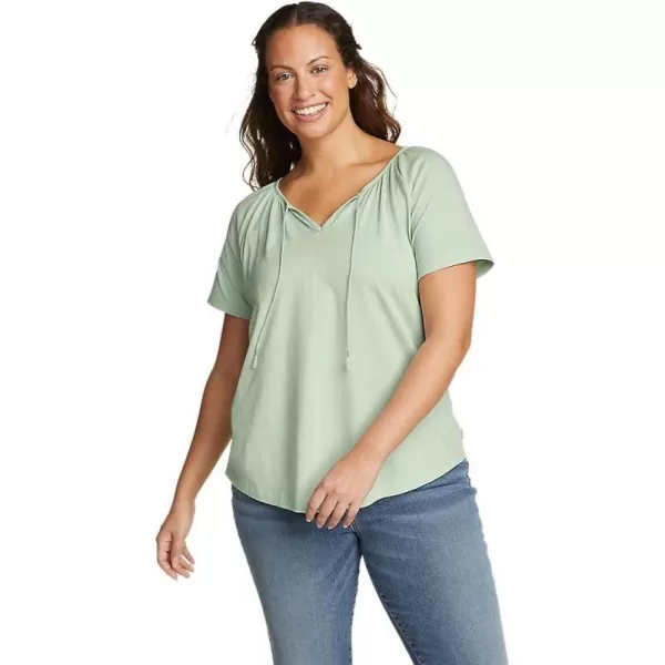 imageEddie Bauer Womens Everyday Essentials ShortSleeve TopCeladon
