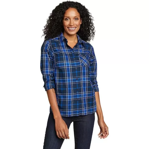 imageEddie Bauer Womens Expedition Performance Flannel 20 ShirtPlus Indigo