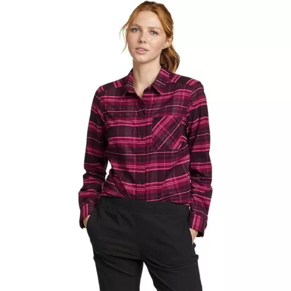 imageEddie Bauer Womens Expedition Performance Flannel 20 ShirtRegular Royal Purple