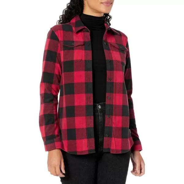 imageEddie Bauer Womens Fast Fleece ShirtScarlet