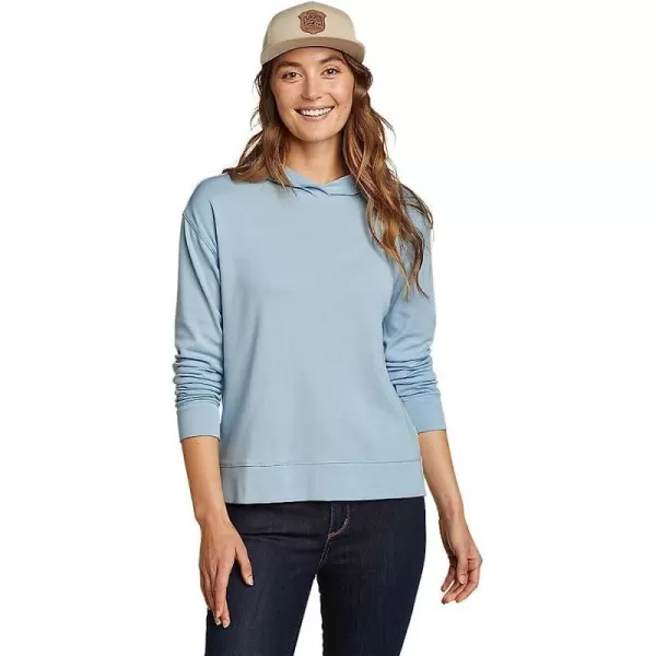 imageEddie Bauer Womens Favorite LongSleeve HoodieRegular Slate Blue