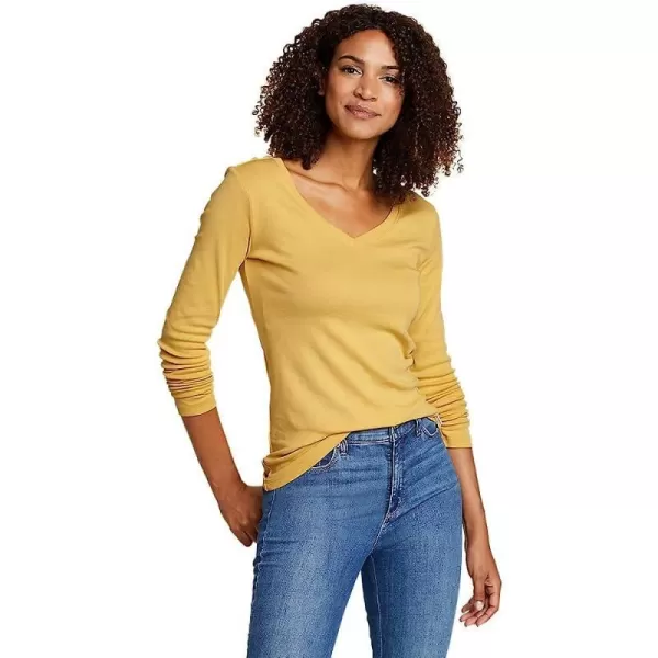 imageEddie Bauer Womens Favorite LongSleeve VNeck TShirtTall Topaz