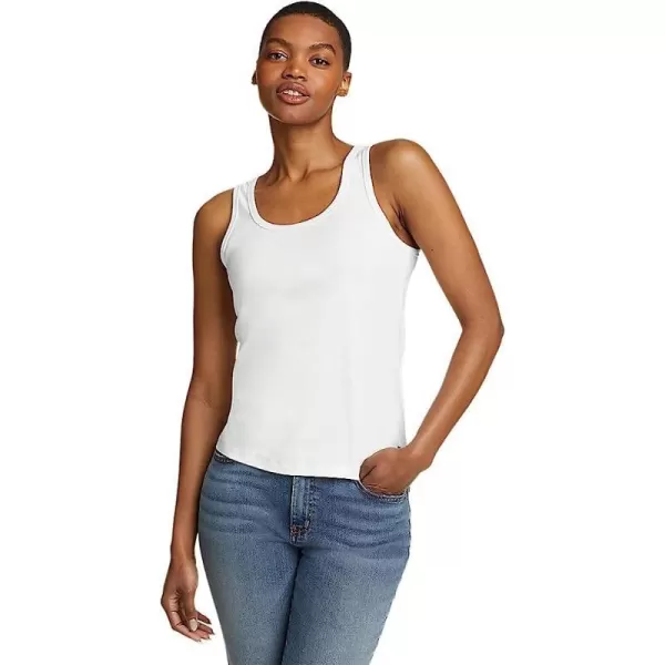 imageEddie Bauer Womens Favorite ScoopNeck Tank Top  SolidPlus White