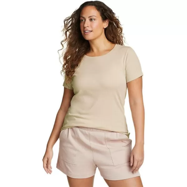 imageEddie Bauer Womens Favorite ShortSleeve Crewneck TShirtRegular Ecru