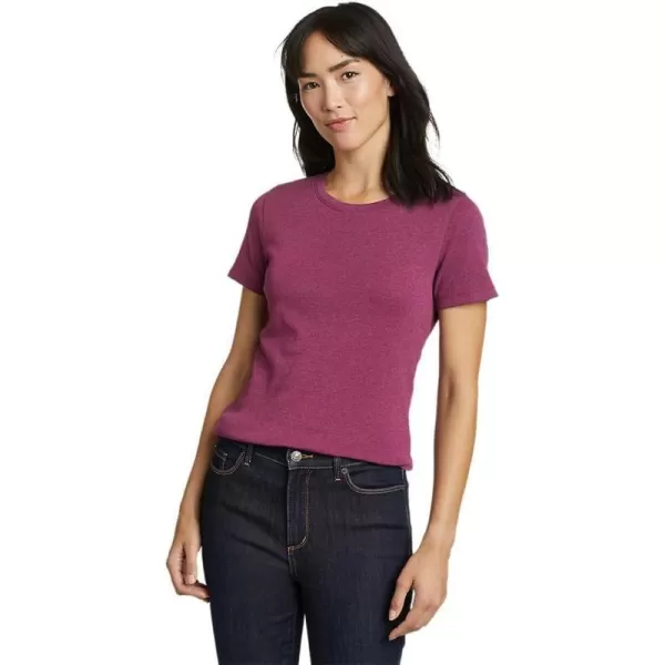 imageEddie Bauer Womens Favorite ShortSleeve Crewneck TShirtRegular Port