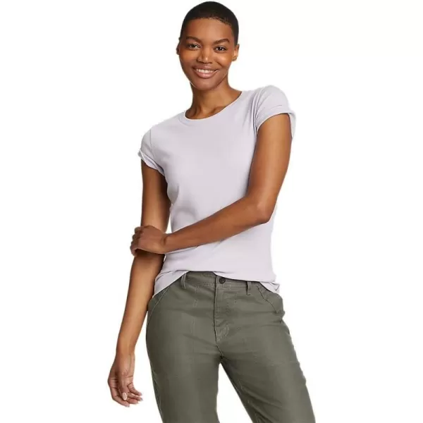 imageEddie Bauer Womens Favorite ShortSleeve Crewneck TShirtRegular Wisteria