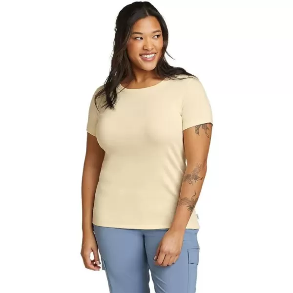 imageEddie Bauer Womens Favorite ShortSleeve Crewneck TShirtTall Sorbet