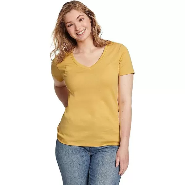 imageEddie Bauer Womens Favorite ShortSleeve VNeck TShirtPlus Topaz