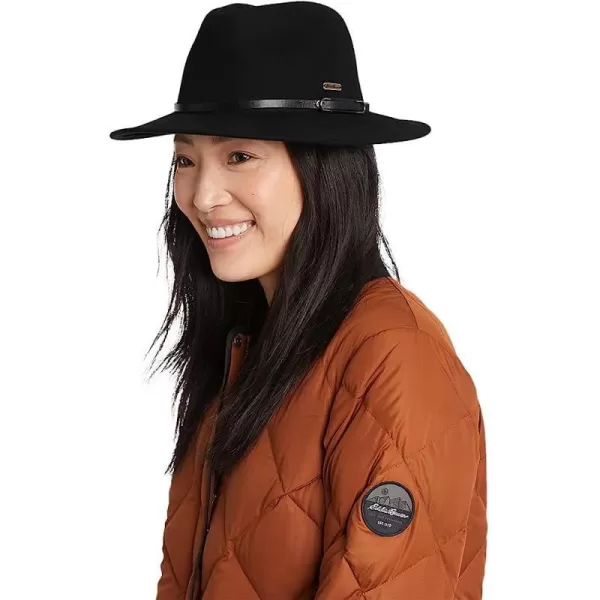 imageEddie Bauer Womens Felt Wide Brim HatBlack