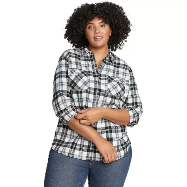 imageEddie Bauer Womens Firelight Flannel ShirtPlus Buff