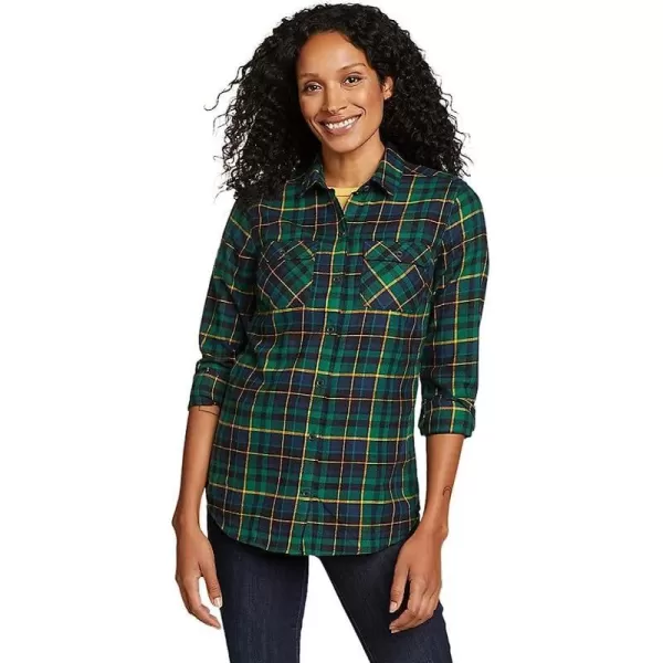 imageEddie Bauer Womens Firelight Flannel ShirtPlus Mineral Green