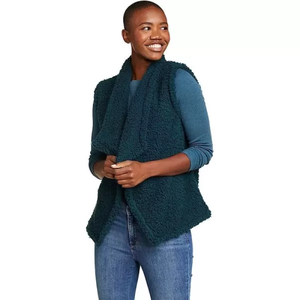 imageEddie Bauer Womens Fireside Plush VestRegular Peacock