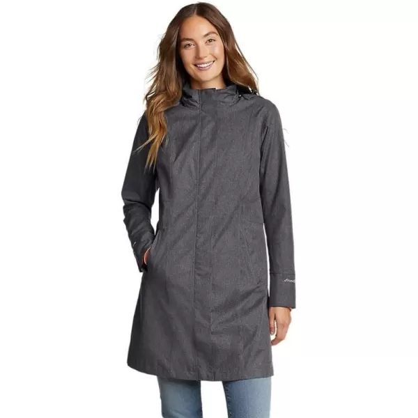 imageEddie Bauer Womens Girl on the Go Trench CoatDk Charcoal Htr
