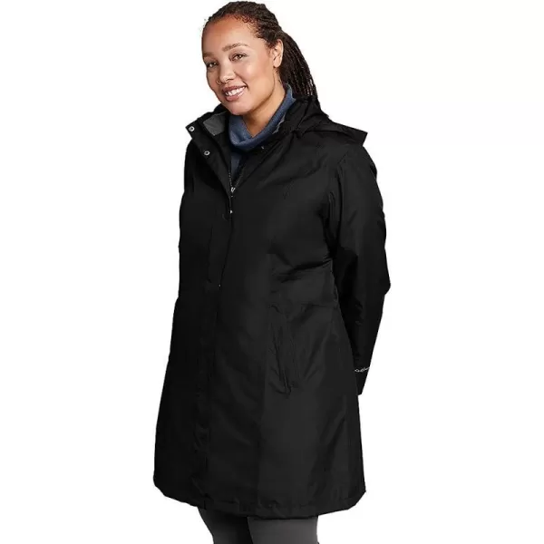 imageEddie Bauer Womens Girl on the Go Trench CoatPlus Black