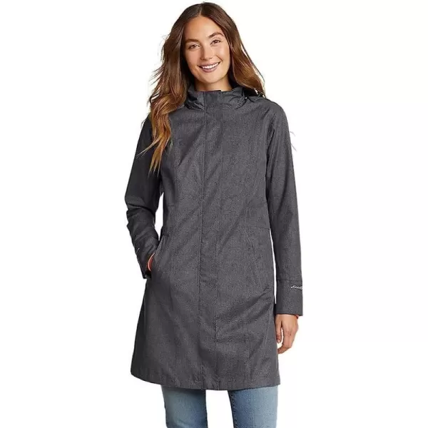 imageEddie Bauer Womens Girl on the Go Trench CoatPlus Dk Charcoal Htr