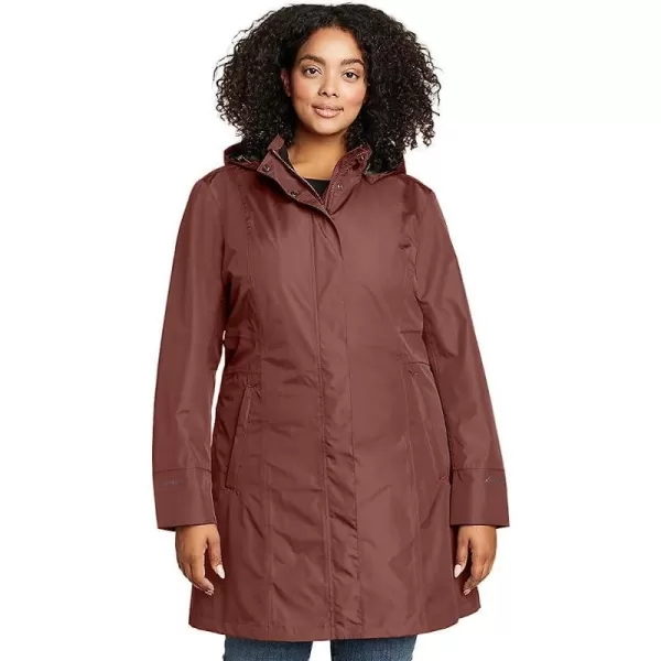 imageEddie Bauer Womens Girl on the Go Trench CoatPlus Redwood