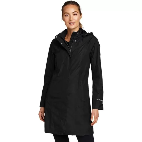 imageEddie Bauer Womens Girl on the Go Trench CoatRegular Black