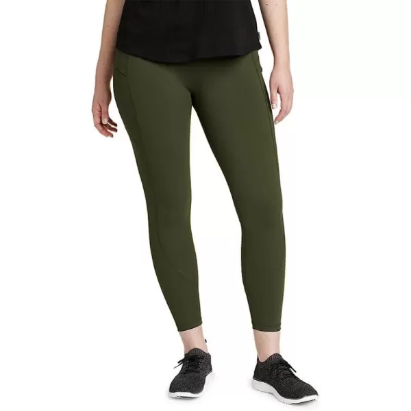 imageEddie Bauer Womens Guide Trex 78Length LeggingsPetite Dark Loden