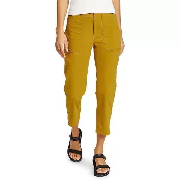 imageEddie Bauer Womens Horizon HighRise Cropped PantsRegular Antique Gold